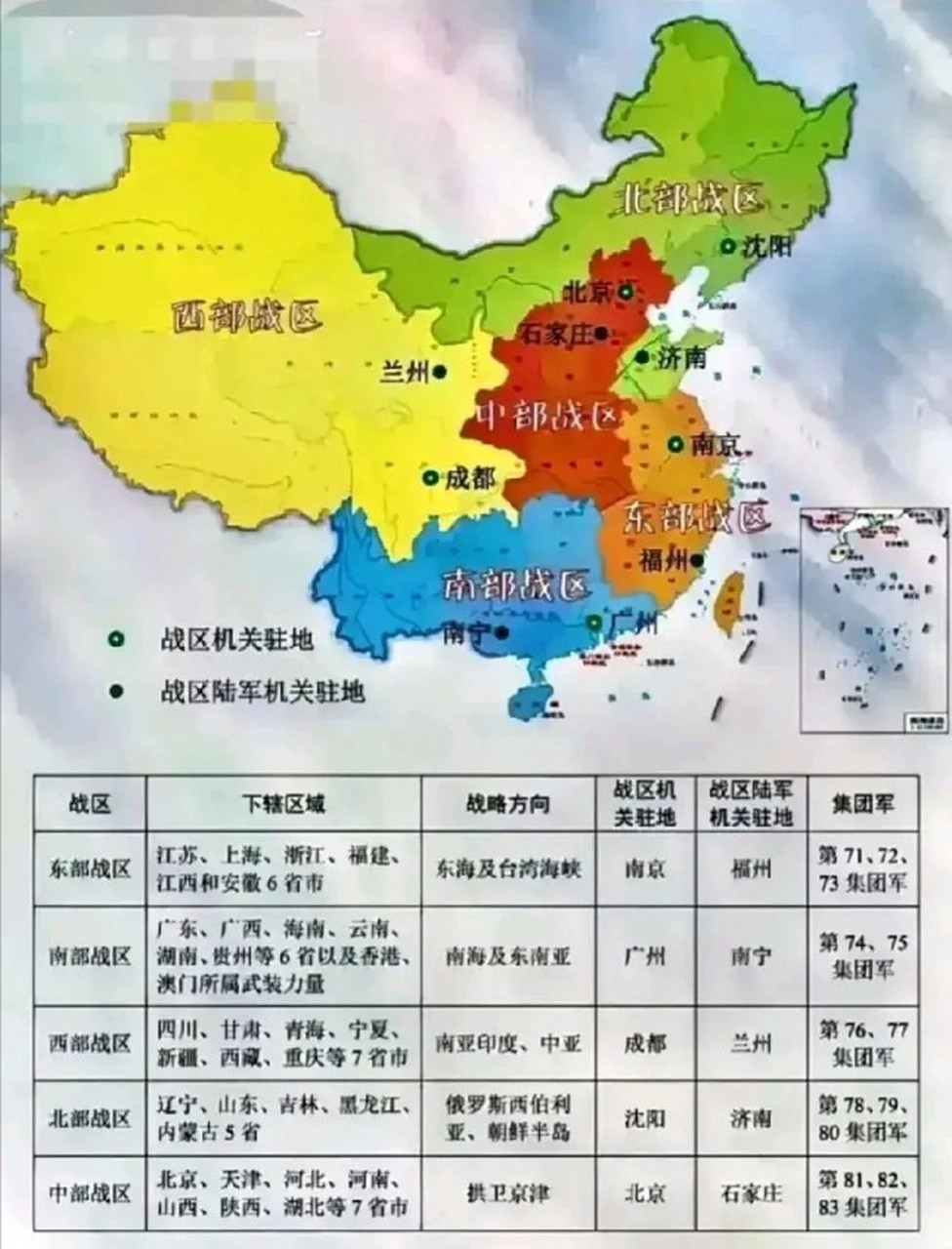 八大軍區(qū)實力排名順序，深度解析與探討,，深度解析與探討,，中國八大軍區(qū)實力排名順序